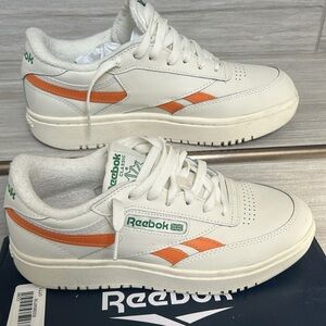 Rare! Reebok Revenge Double C Leather Sneakers